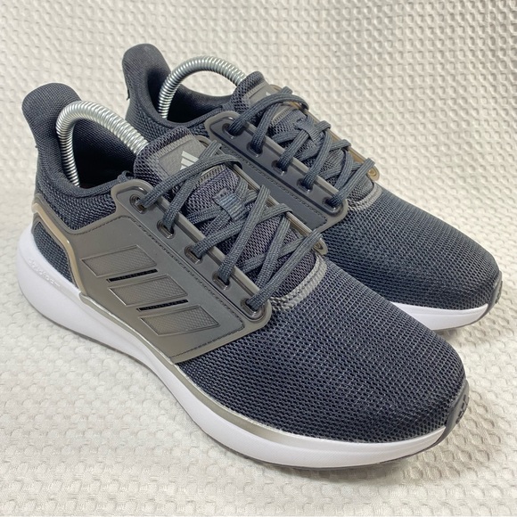 NEW adidas EQ19 Run Black White Running Jogging Sports Sneakers Shoes; Women’s 7 - Picture 4 of 16
